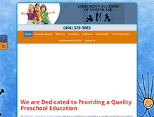 Tablet Screenshot of childrensacademyonline.net